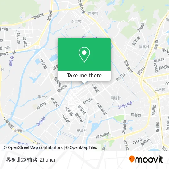 界狮北路辅路 map