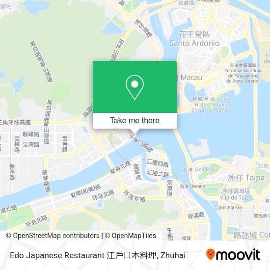 Edo Japanese Restaurant 江戶日本料理 map
