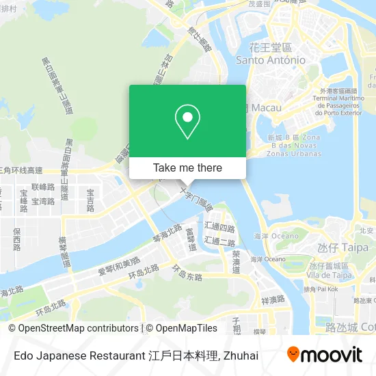 Edo Japanese Restaurant 江戶日本料理 map