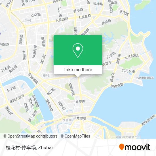 桂花村-停车场 map