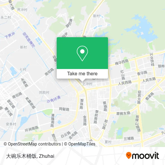大碗乐木桶饭 map