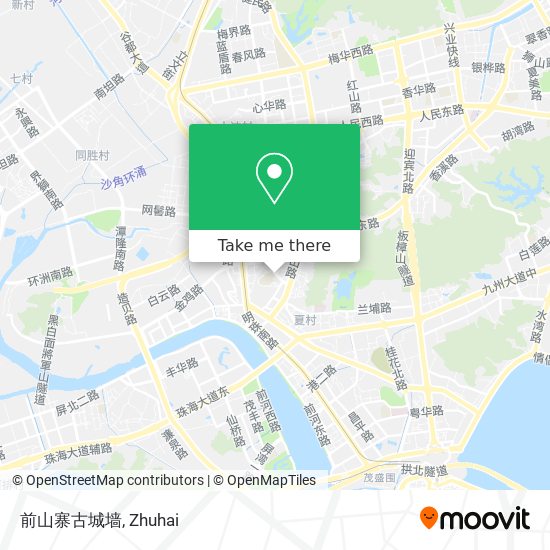 前山寨古城墙 map