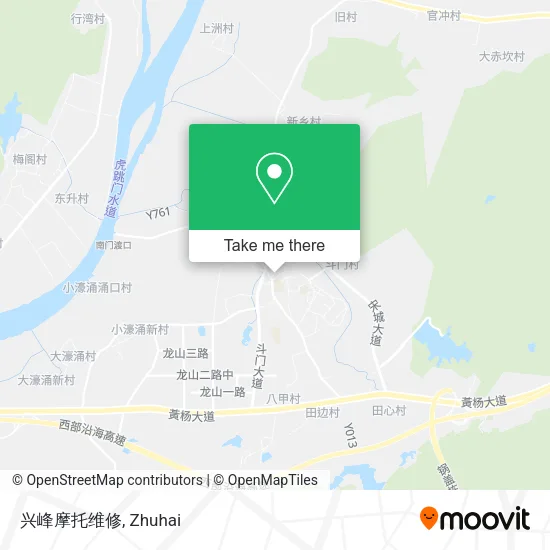 兴峰摩托维修 map