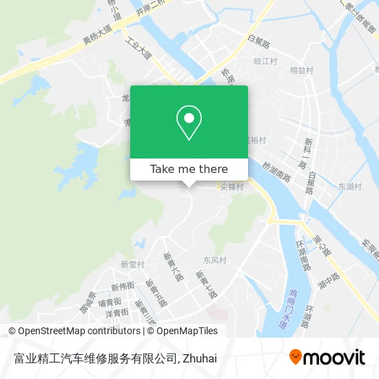 富业精工汽车维修服务有限公司 map
