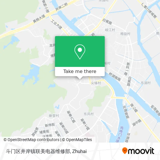斗门区井岸镇联美电器维修部 map