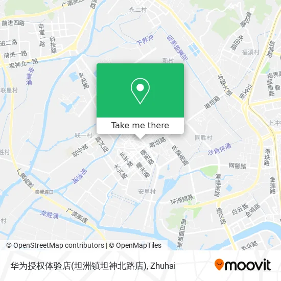 华为授权体验店(坦洲镇坦神北路店) map