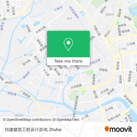 恒建建筑工程设计咨询 map