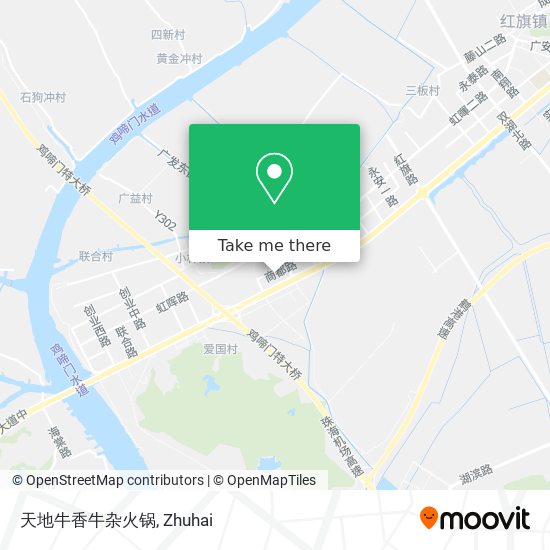 天地牛香牛杂火锅 map