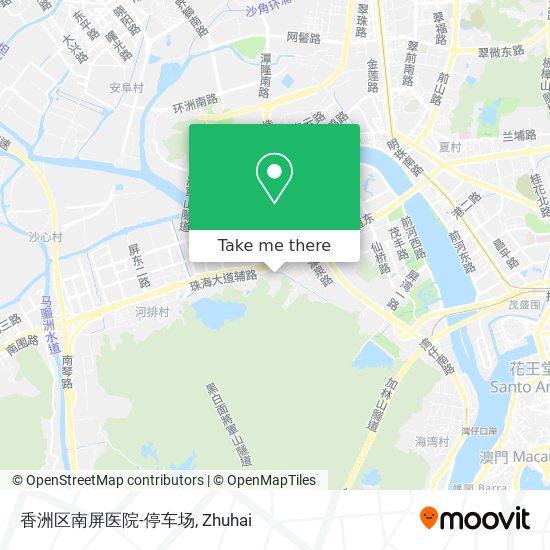 香洲区南屏医院-停车场 map