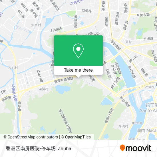 香洲区南屏医院-停车场 map