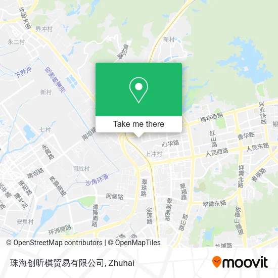 珠海创昕棋贸易有限公司 map