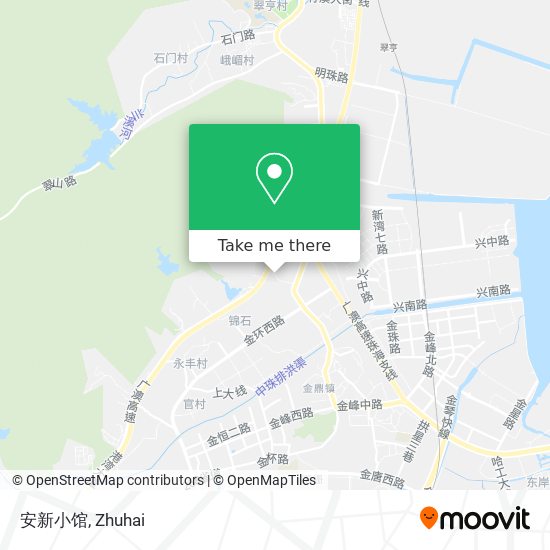 安新小馆 map