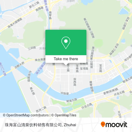 珠海富山清泉饮料销售有限公司 map