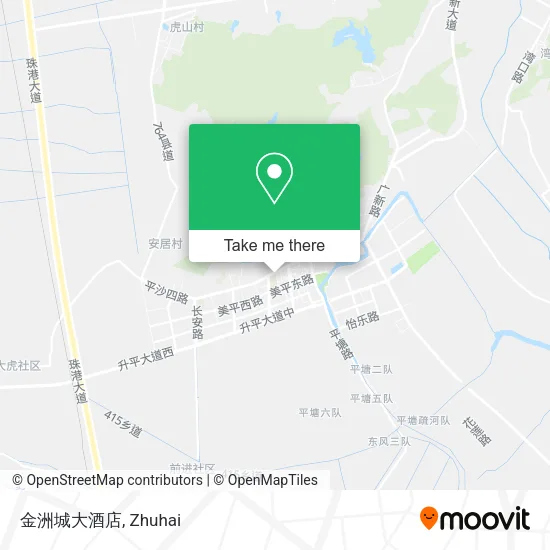 金洲城大酒店 map