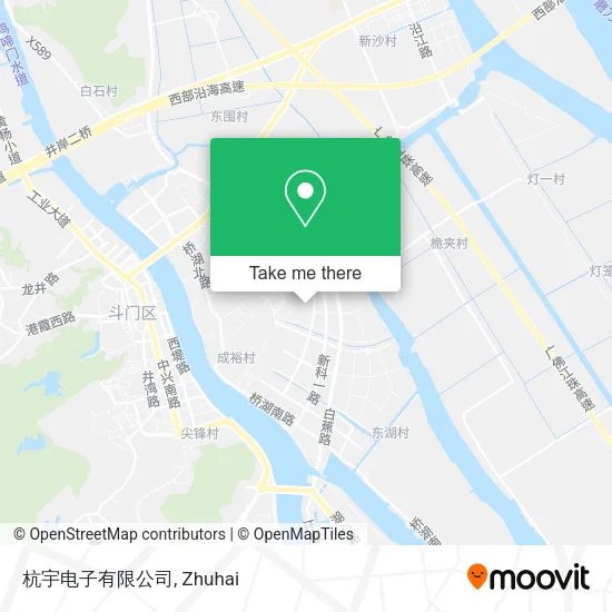 杭宇电子有限公司 map