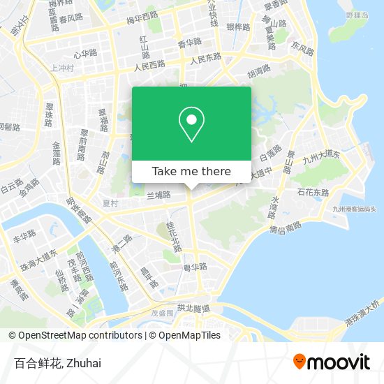 百合鲜花 map