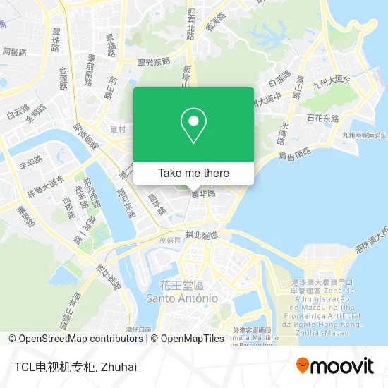 TCL电视机专柜 map