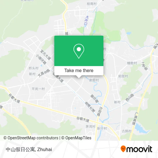 中山假日公寓 map