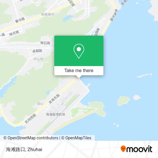 海滩路口 map