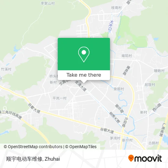 顺宇电动车维修 map