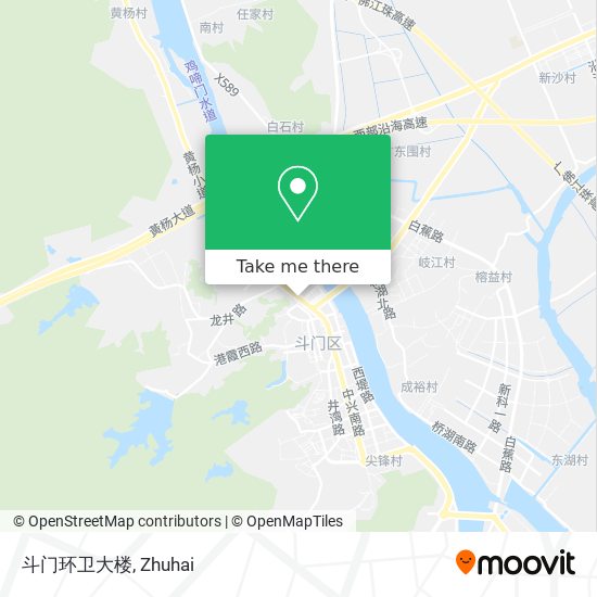 斗门环卫大楼 map