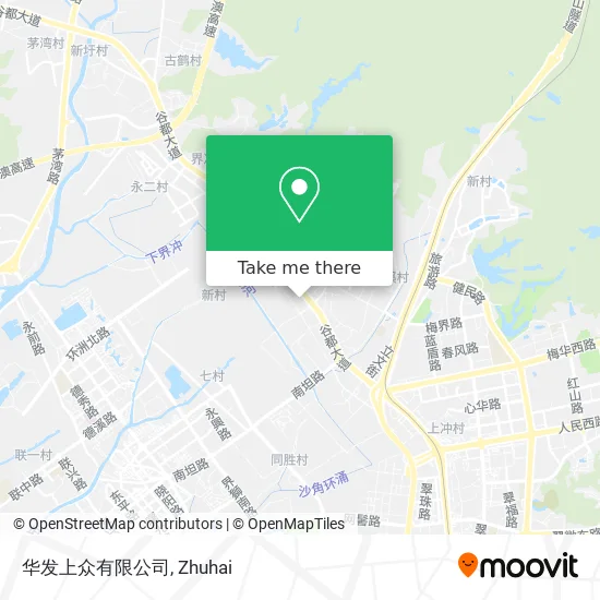 华发上众有限公司 map