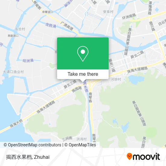 揭西水果档 map