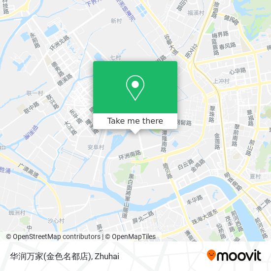 华润万家(金色名都店) map