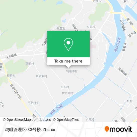 鸡咀管理区-83号楼 map