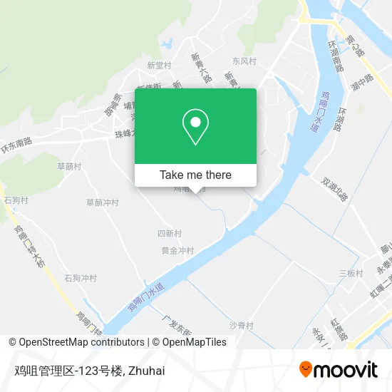 鸡咀管理区-123号楼 map