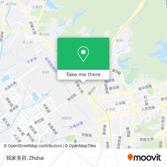 我家美容 map