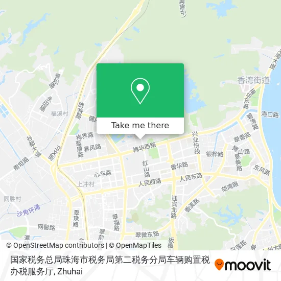 国家税务总局珠海市税务局第二税务分局车辆购置税办税服务厅 map