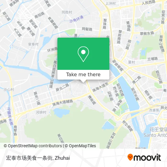 宏泰市场美食一条街 map