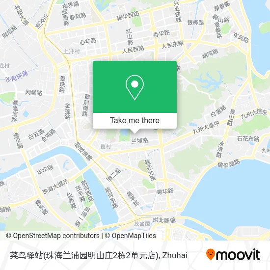 菜鸟驿站(珠海兰浦园明山庄2栋2单元店) map