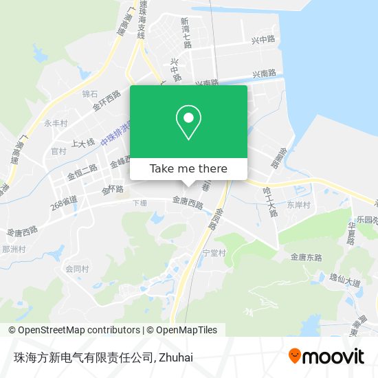 珠海方新电气有限责任公司 map