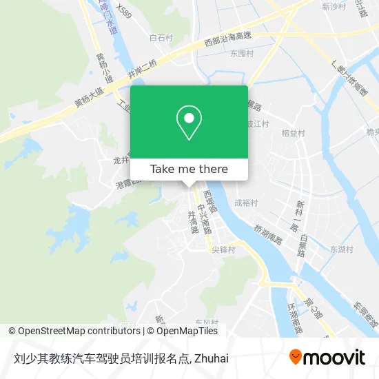 刘少其教练汽车驾驶员培训报名点 map