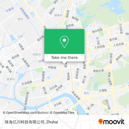 珠海亿川科技有限公司 map