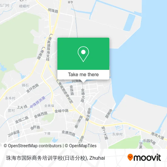 珠海市国际商务培训学校(日语分校) map