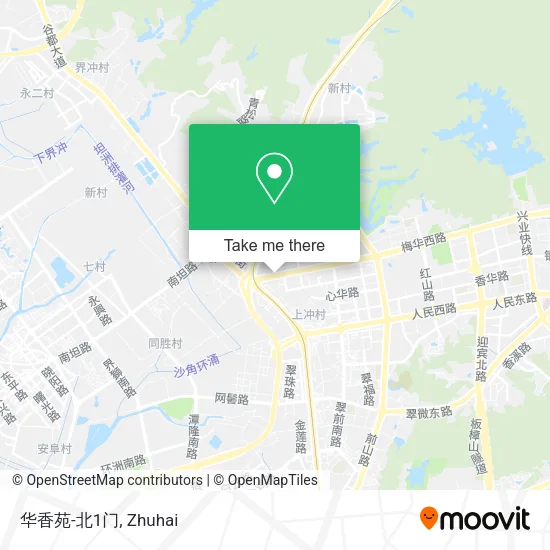 华香苑-北1门 map