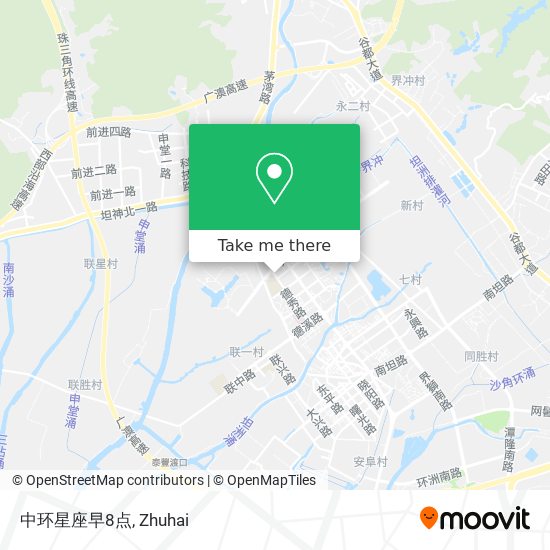 中环星座早8点 map