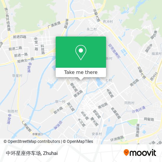 中环星座停车场 map