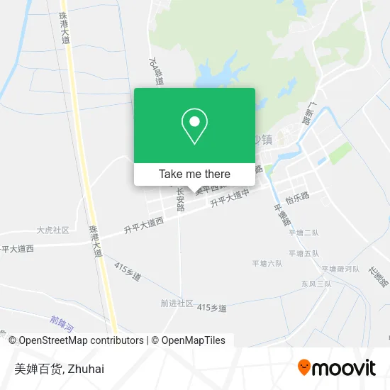 美婵百货 map