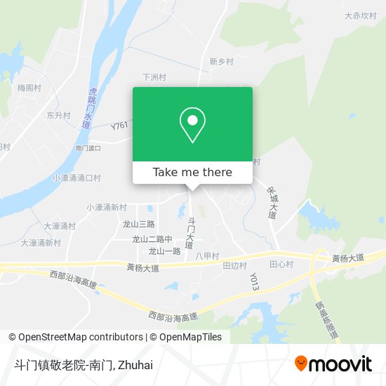 斗门镇敬老院-南门 map