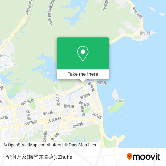 华润万家(梅华东路店) map