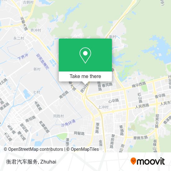 衡君汽车服务 map