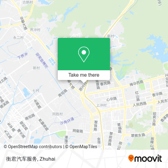 衡君汽车服务 map