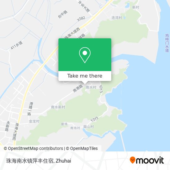 珠海南水镇萍丰住宿 map