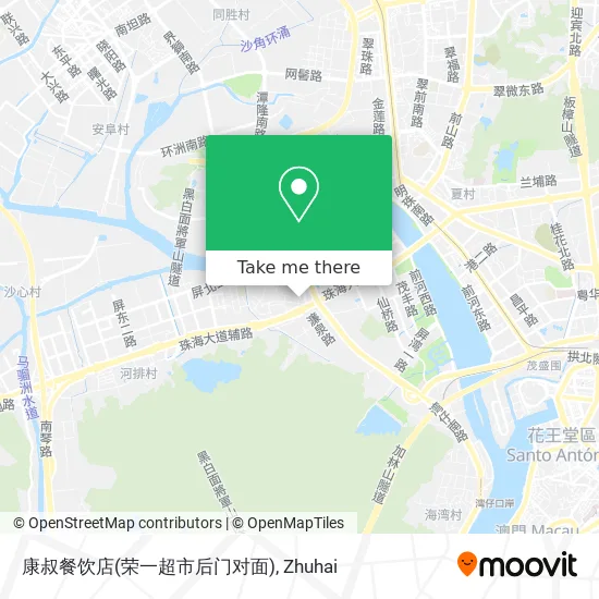 康叔餐饮店(荣一超市后门对面) map