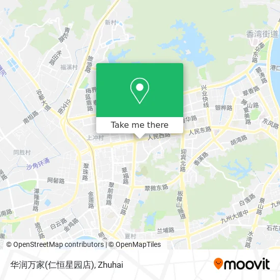 华润万家(仁恒星园店) map