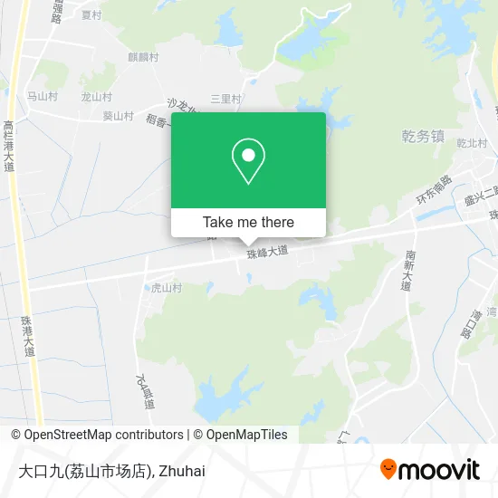 大口九(荔山市场店) map